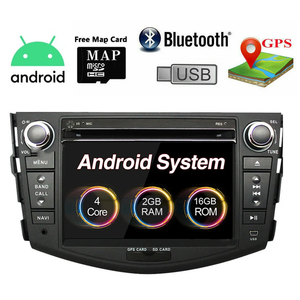 2 Din Android 9 1 автомобильный dvd плеер для Toyota Rav 4 RAV4 Аудио Видео стерео Автомобильный