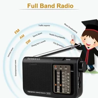 v117 analog am fm radio transistor shortwave radio powered by aa battery with large knobs ideal for indoor and senior