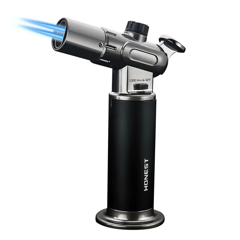 

Innovative high temperature spray gun double / single flame adjustable kitchen outdoor barbecue products