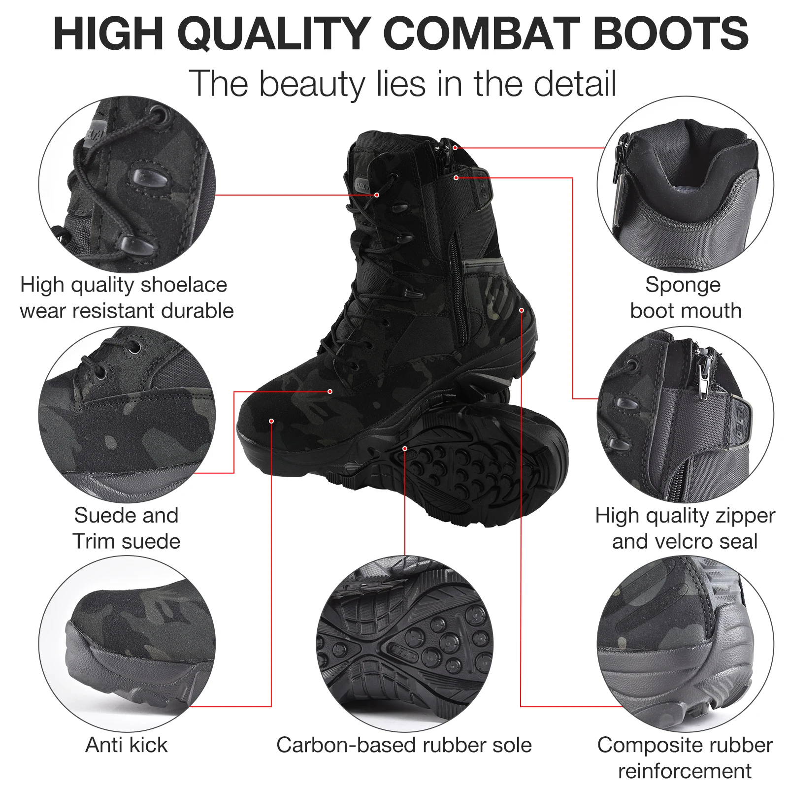 Тактический Армейские сапоги Мужские ботинки особой силой Desert армейские