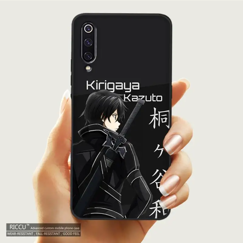 

Sword Art Online Anime Phone Case For Xiaomi mi 10 11 9 8 lite pro MAX2 3 2s note3 mix2s 6 6plus 6X Pocophone F1 Covers