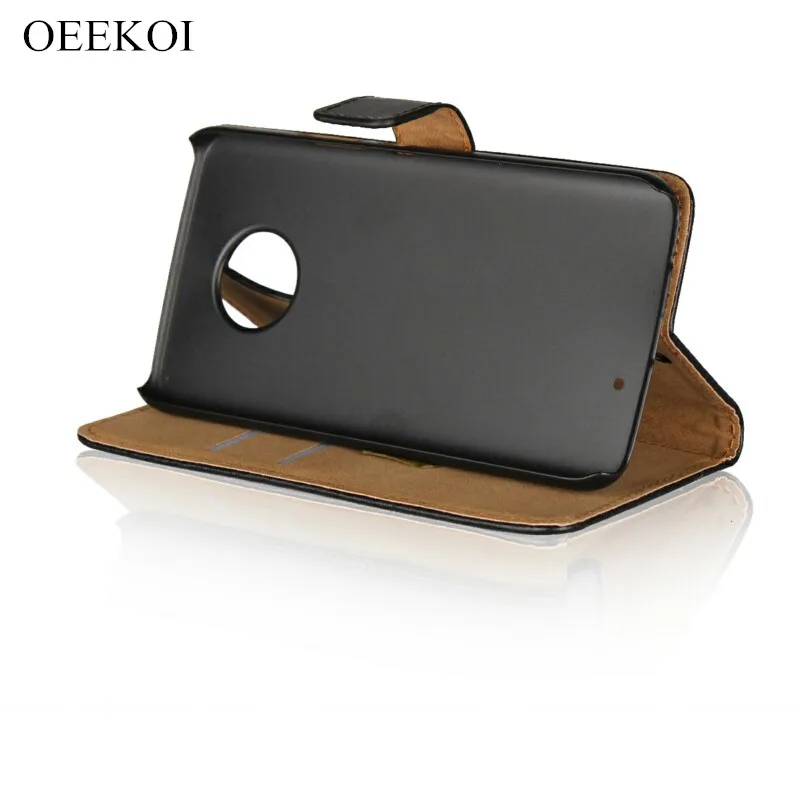 Чехол книжка OEEKOI из натуральной кожи для Moto One Vision/One Pro/G8/E4 Plus/X4/E3/G5/G5 Plus/M/Z/E2/X Style