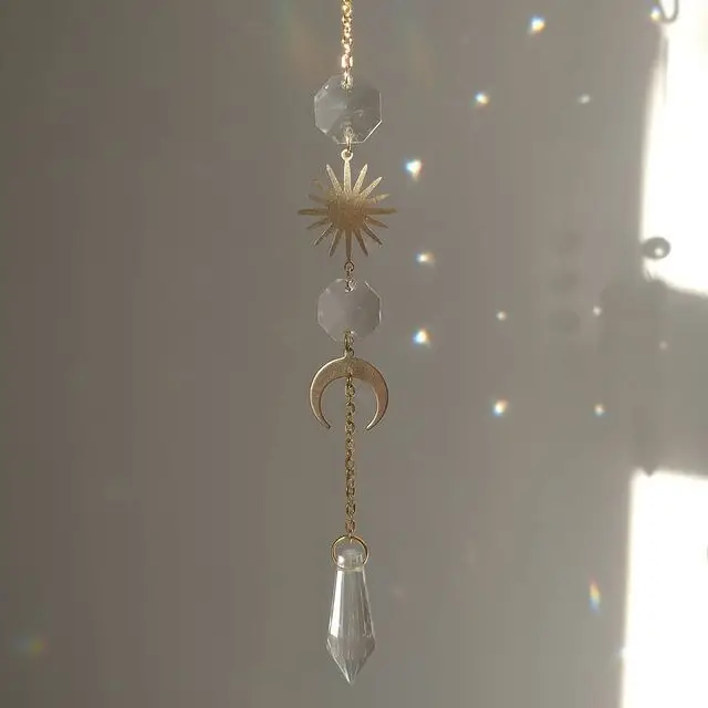 

Simple Sun Catcher - Sun Moon Suncatcher Rainbow Maker