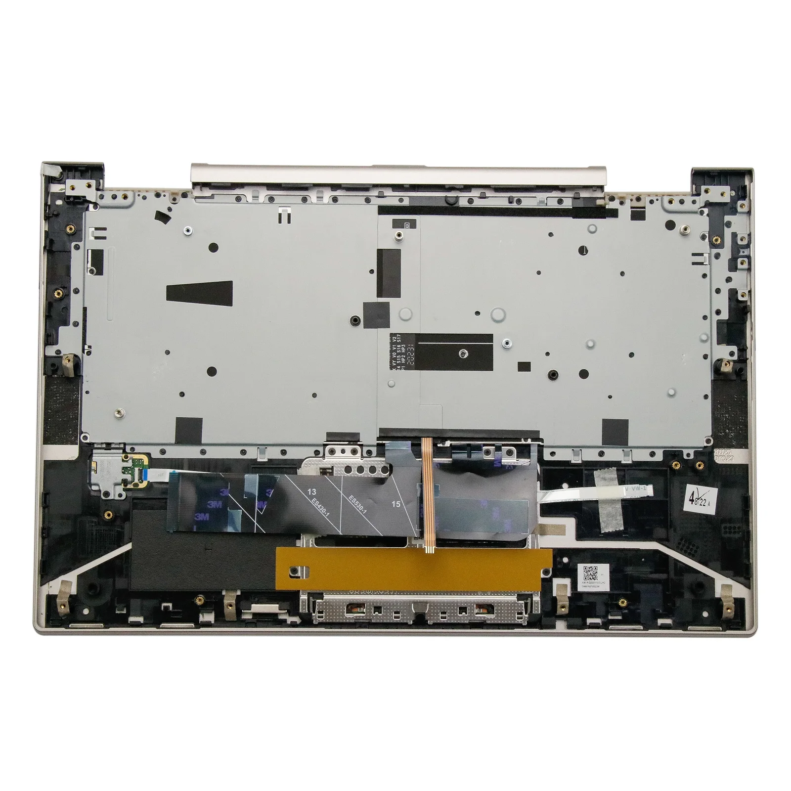 Barato Funda Reposamanos Con Teclado Para Lenovo Yoga C740, C740-14, Color Dorado Y Gris, C740-14IML, 5CB0U43959, AM1FG000110, 5CB0U43990, Grado A, Nueva