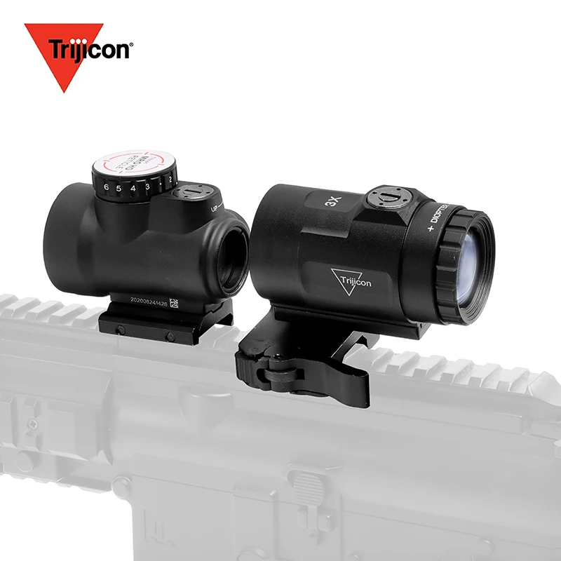 Тактический прицел Trijicon MRO в стиле HD 1x25 с красной точкой и быстросъемным откидным