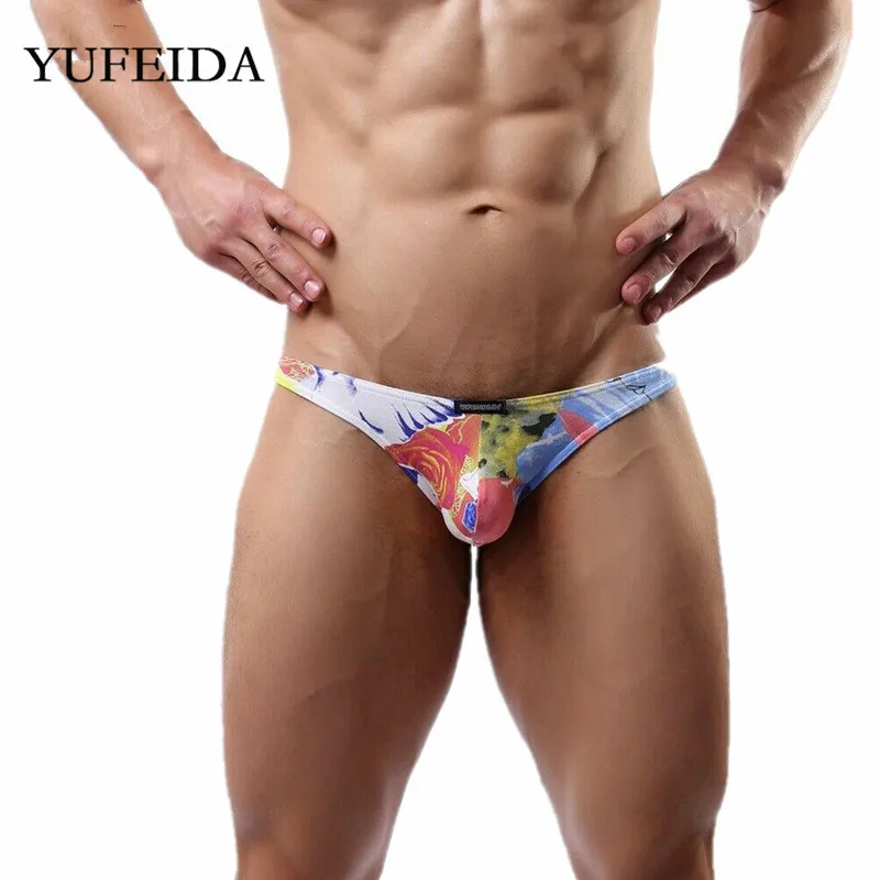 Sexy Mens Briefs Bikini Underwear Low Rise Cotton Men Underpants Bulge Pouch Jockstraps Male Gay Sissy Panties Sleepwear |