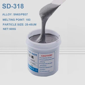 Паяльная паста Sn63Pb37 500 г, светодиодная паяльная паста SMT, низкотемпературная, не очищаемая, со свинцовым подшипником SMT, BGA, флюс для пайки, г