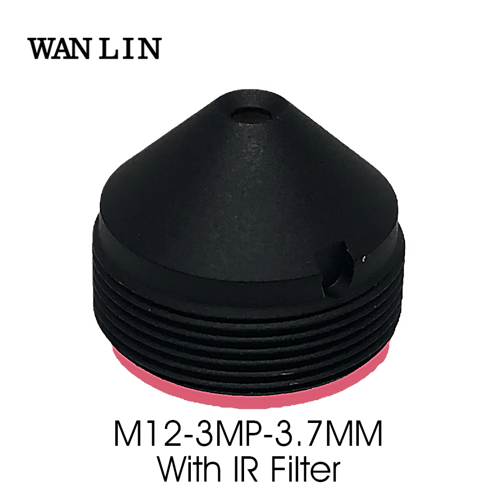 

3.0Megapixel HD 3.7mm Pinhole CCTV Lens IR M12 Lens Support 92Degrees F2.4 1/2.7" No Distortion Lens Constucture 5G MOD 20cm