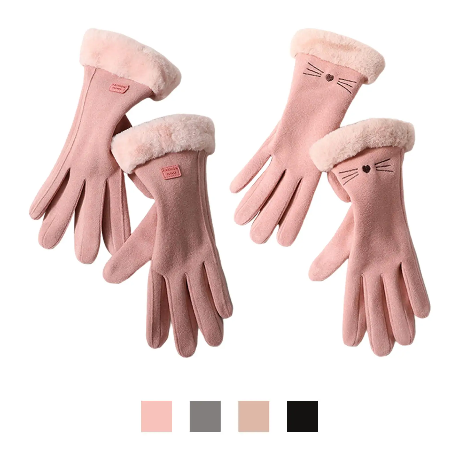 

Warm Gloves Fashion Windproof Warm Lightweight Ridding Gloves for Riding Gym Hunting
