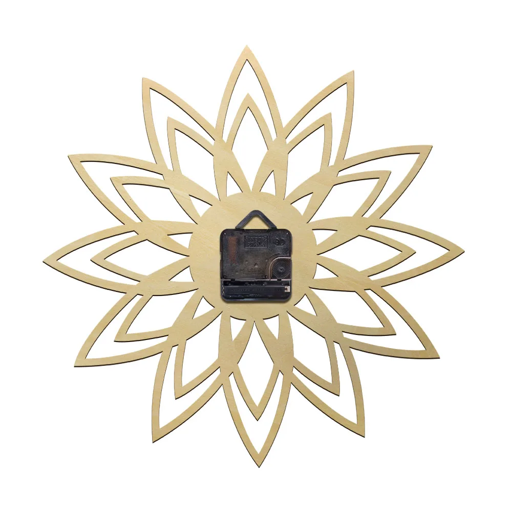 Mid Century современные деревянные настенные часы Sunburst домашний декор бесшумные не тикающие настенные часы натуральные настенные художественные бесшумные настенные часы