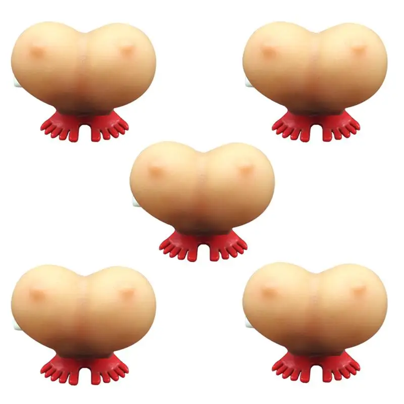 5 шт. заводные игрушки креативные милые для груди реквизит розыгрышей прыжки