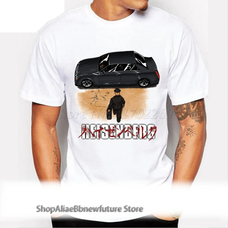 

Neo Heisenberg cartoon design famous car retro printed men t shirt short sleeve casual fashion tops novelty male basic tee