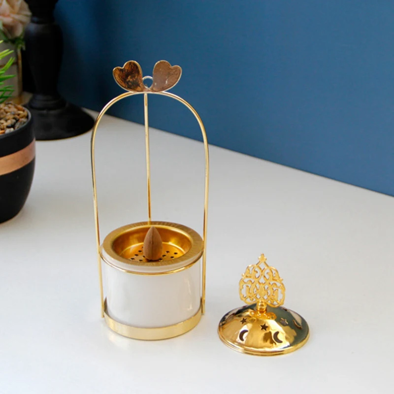 Железная керамическая комбинированная курильница для украшения дома|Благовония