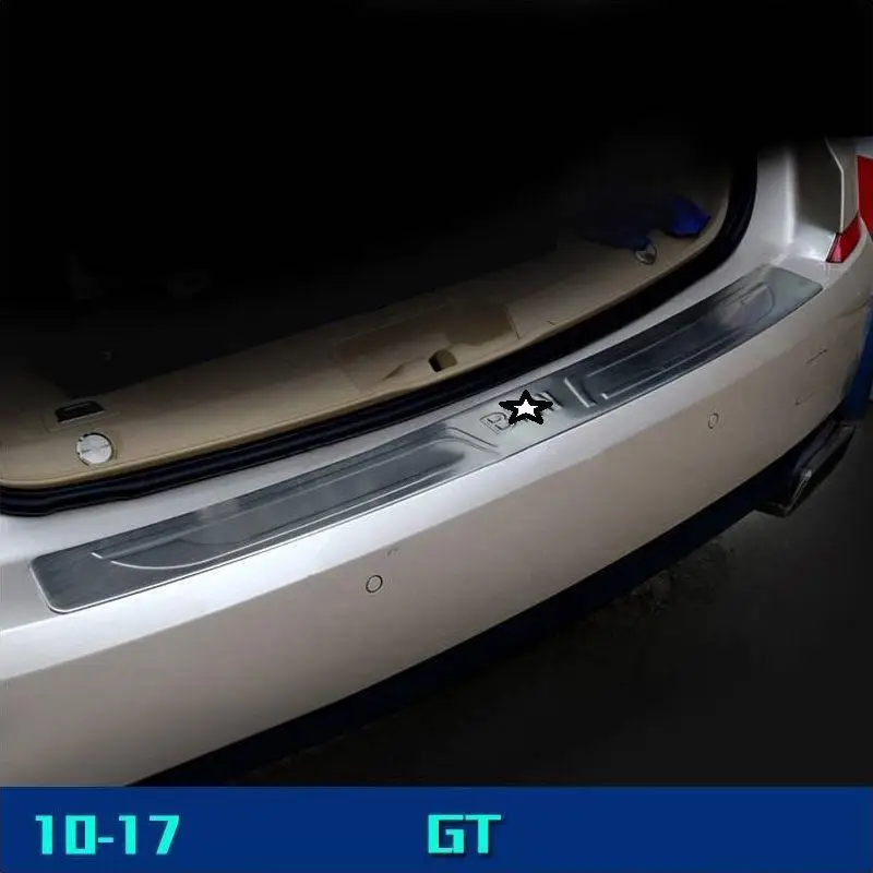 Задняя панель багажника ножная педаль внешние Automovil хромовые молдинги крышки