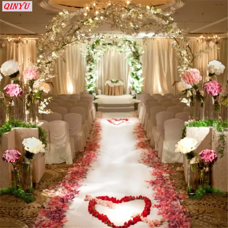 100-5000 шт. Свадебная вечеринка декоративные лепестки искусственный цветок Роза