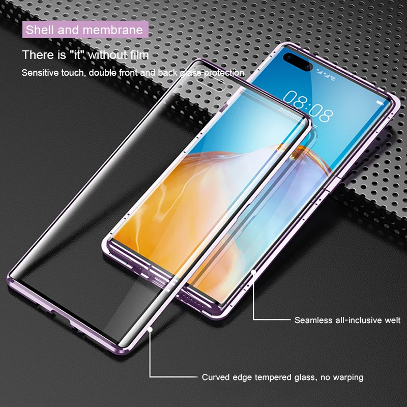 Huawei P40Pro мобильный телефон защитный чехол с магнитной присоской двухстороннее