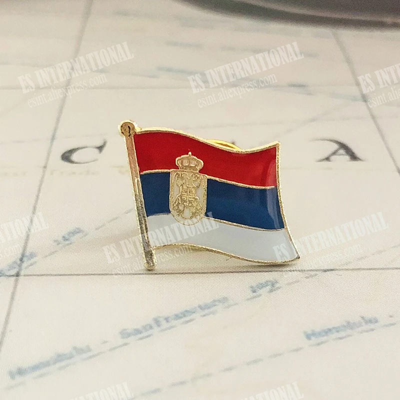 Нашивки с вышивкой и металлическим флагом|Заплатки| |