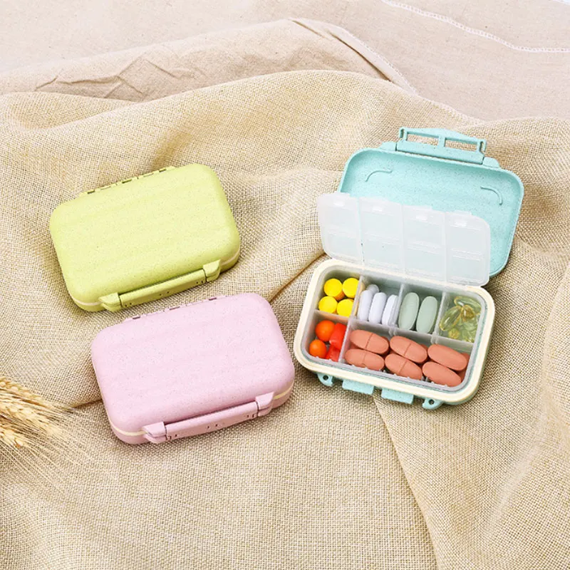 Home Convenient Travel Pill Tablet Storage Box Portable 8-Grid Medicine Organizer Container Holder Carry Accessories | Багаж и сумки