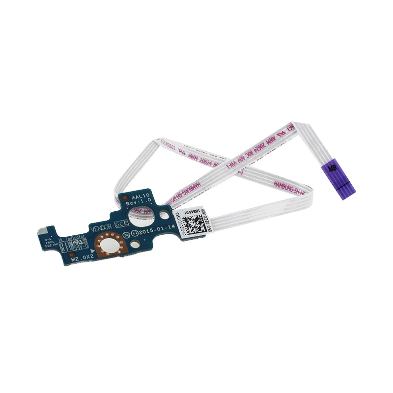 Новая плата кнопки питания для ноутбука Переключатель платы кабель DELL 14U 15U 5455 5458