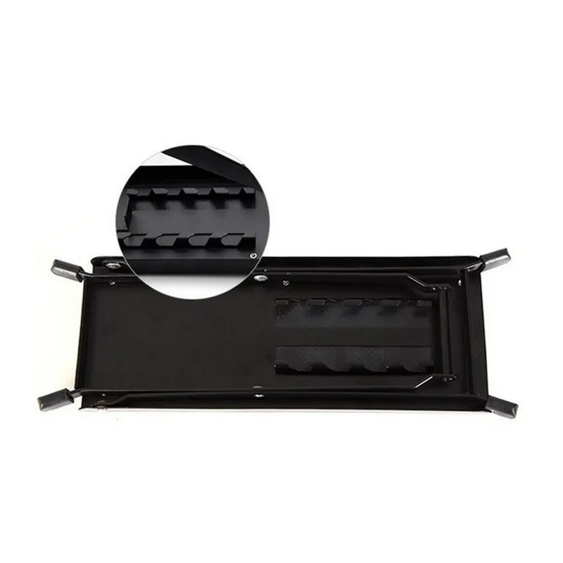 Черная металлическая Акустическая гитара Педаль для электрогитары регулируемые