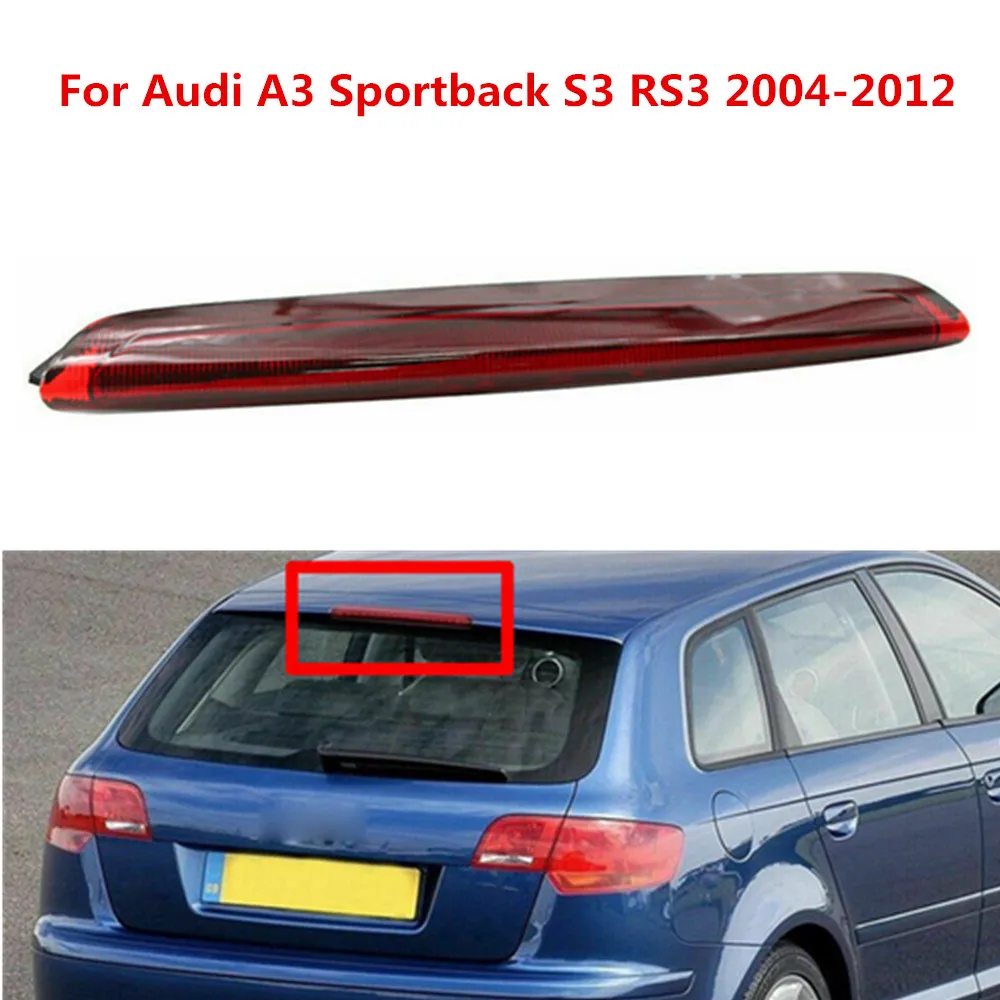 

LED Car Rear 3rd Third Brake Light High Level Brake Stop Lamp for Audi A3 Sportback S3 RS3 2004-2012 8P4945097C