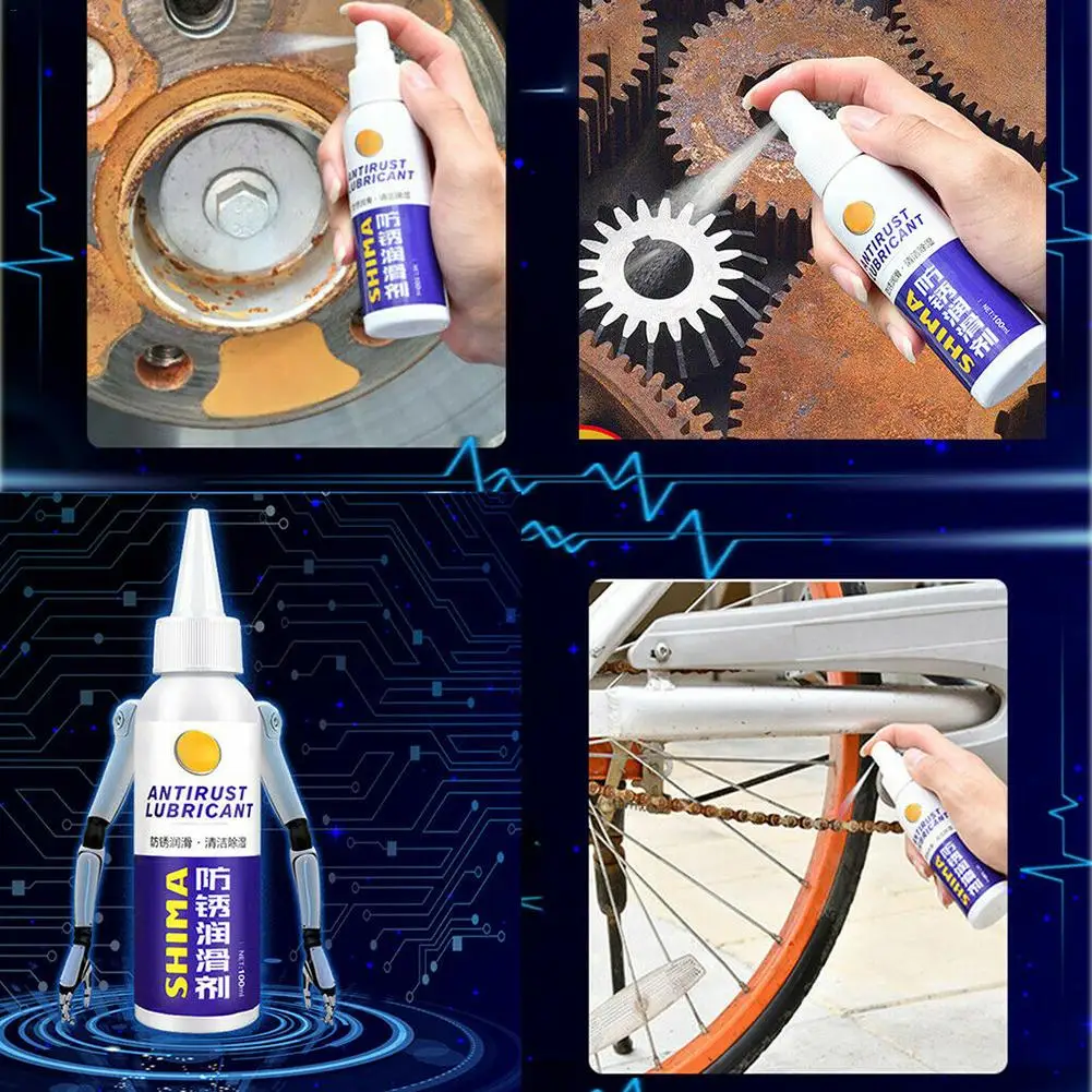 Ингибитор ржавчины автомобиля 100 мл средство для удаления спрей ухода за