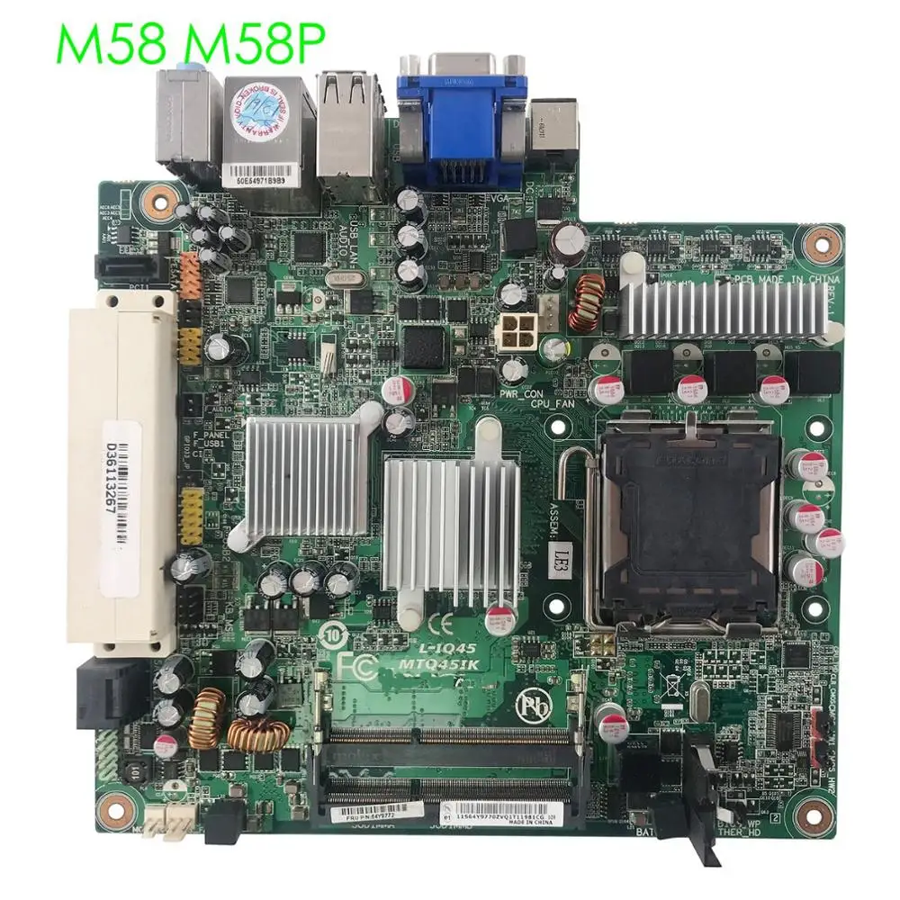 

64Y9772 For Lenovo M58 M58P Desktop Motherboard L-IQ45 MTQ45IK 64Y2679 64Y9770 DDR3 Motherboard 100% performance test