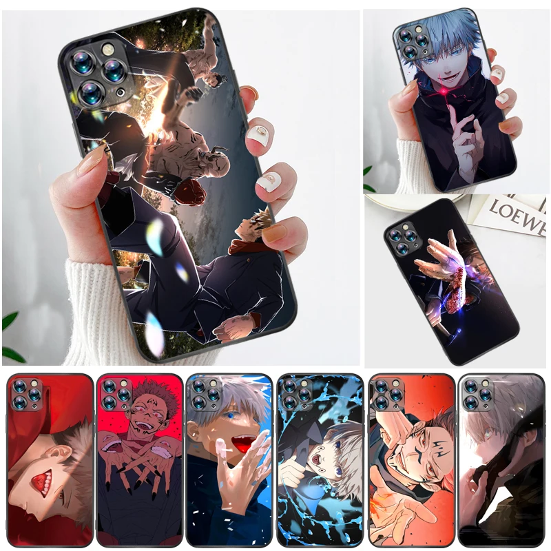 

Jujutsu Kaisen Sukuna Yuji Itadori Fushiguro Megumi Satoru Gojo Phone Case For iPhone 11 11Pro MAX Funda Cases Coque Carcasa