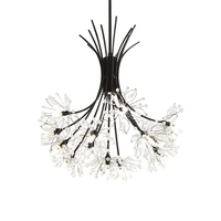 nordic modern pendant lights creative dandelion artistic pendant lamps crystal led fashion bar lamps for living room dining room