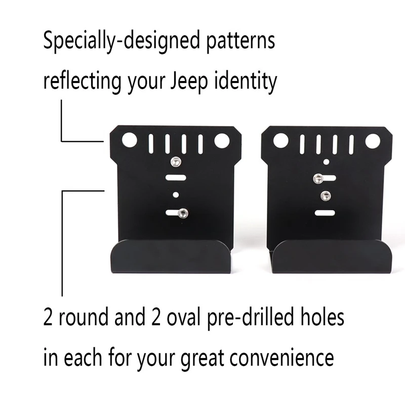 Дверная вешалка для хранения кронштейн JEEP Wrangler JK JKU TJ JL JLU YJ настенное крепление