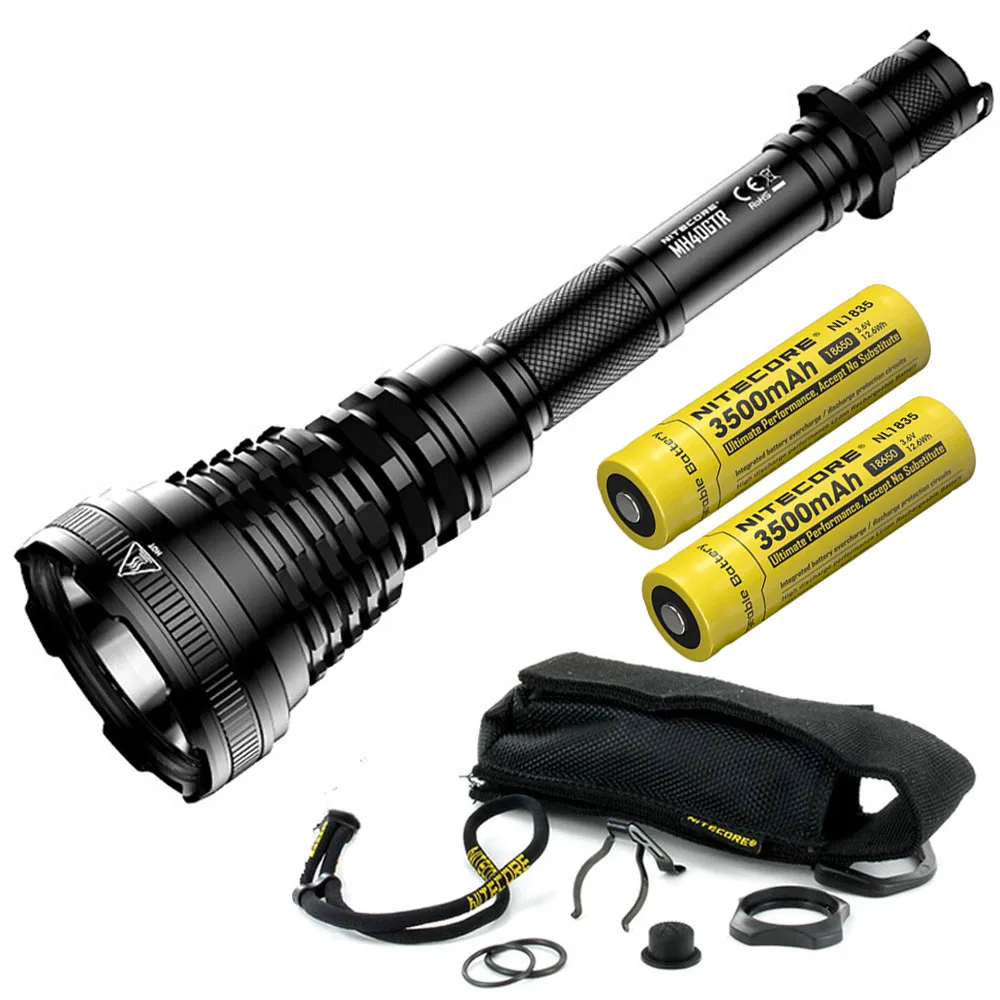 MH40GTR NL1835 NITECORE MH40GTR DC зарядный светильник-вспышка CREE XP-L HI V3 max 1200 люмен луч бросок 1004 м тактический фонарь для охоты спортивный светильник - Испускаемый цвет: MH40GTR NL1835