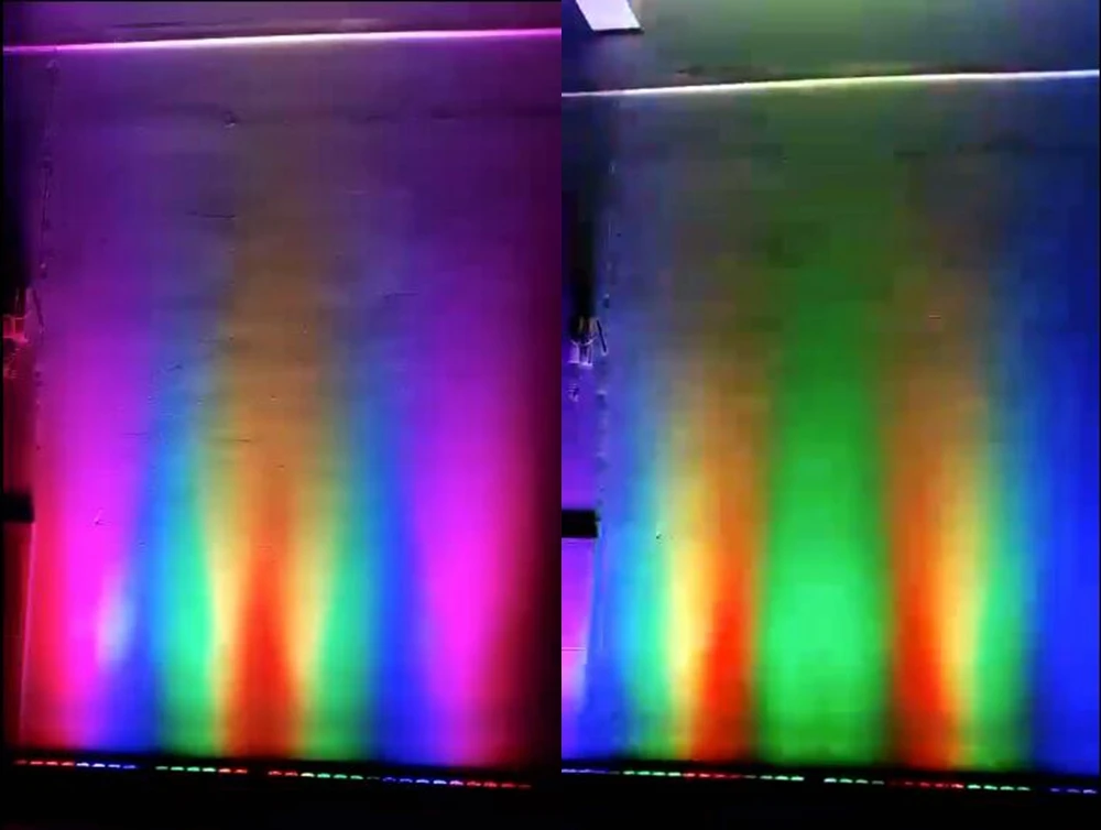 Новый светодиодный настенный светильник 18x18 Вт RGBWA + UV 6 в 1 для помещений DMX512 с