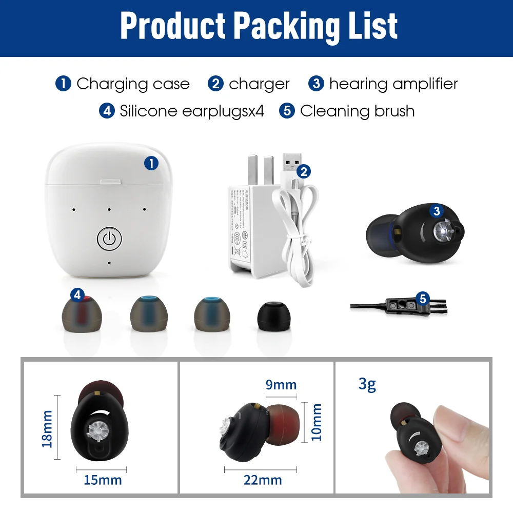 Слуховой аппарат слуховые аппараты цифровой усилитель звука с Беспроводной
