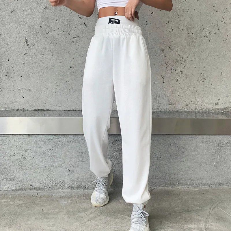

2021 High Waist Pants Women Fashion Slim New Stretchy Skinny Broken Hole Pencil Pants Solid Streetwear Trousers Womens Spring
