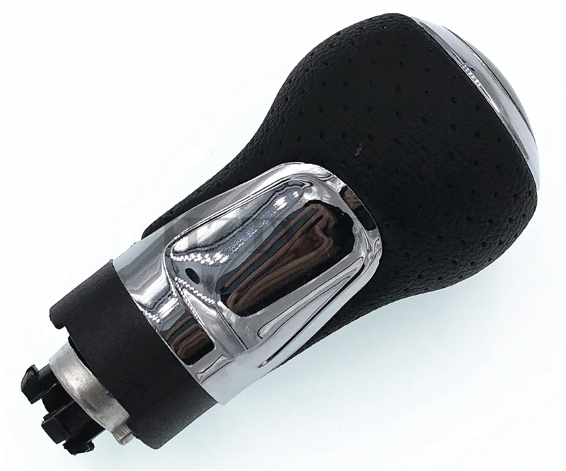 Высококачественная Автомобильная 5 скоростная черная кожаная ручка