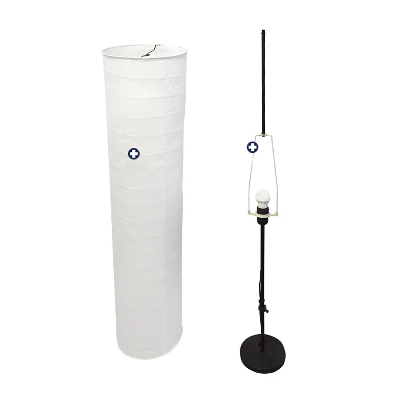 Nordic простой современный светодиодный бумажная напольная лампа исследование