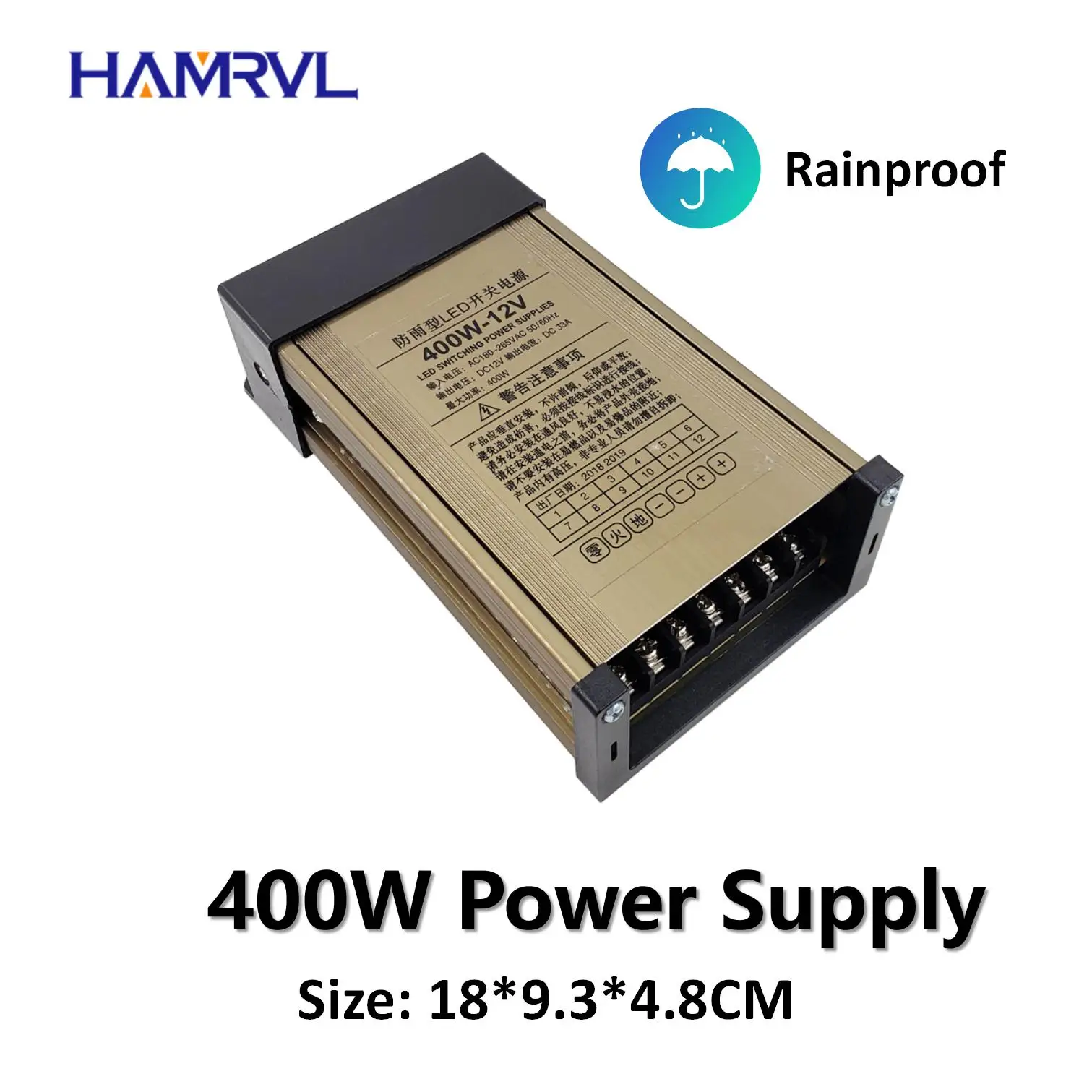 

400 Вт Светодиодный переключатель Питание непромокаемые AC 220V в 12V Ультра тонкий светодиодный адаптер переменного тока 33A коммутации для Свет...