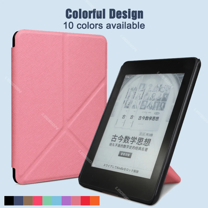 Кожаный чехол для Kindle Paperwhite 4 3 2 1 E21 5th 6th 7th 10th Generation 2019 2018 6 дюймов | Компьютеры и