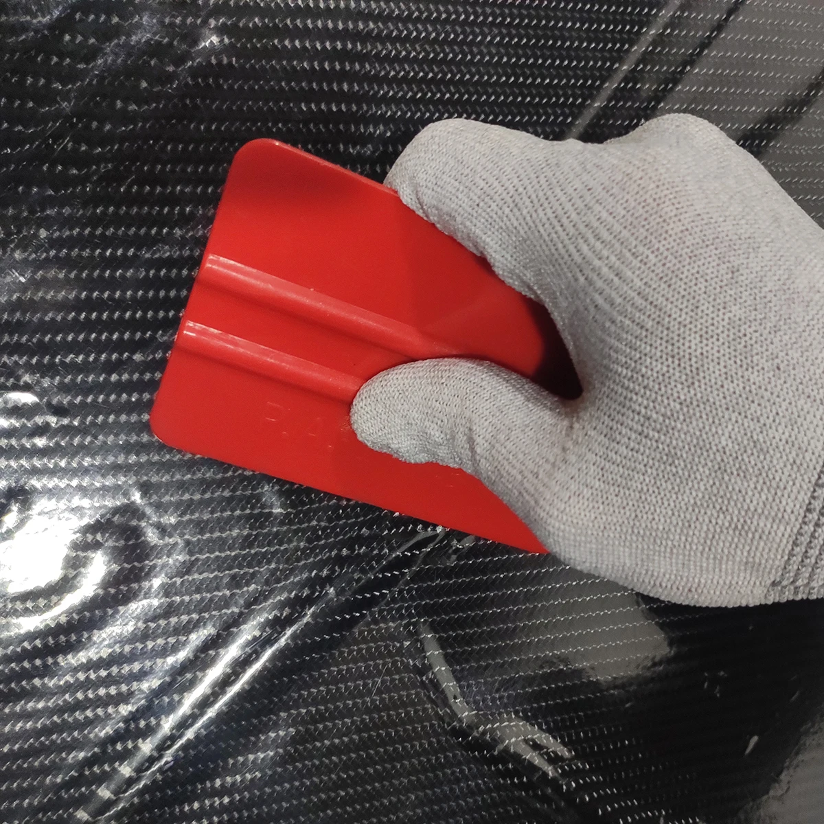 6pcs Red Plastic Vinyl Car Wrap Squeegee 3m Stick Wrapping Squeegee Window Tint Tools Manufacturing 6A76