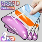 3 шт. Защитная пленка с полным покрытием экрана протектор Закаленное стекло для iPhone 12 11 Pro X XR XS MAX Мини Закаленное стекло на iPhone 8, 7, 6, 6S, Plus, 5, 5s SE пленка