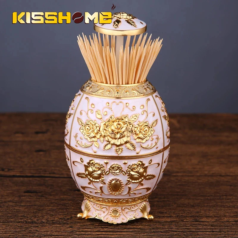 Автоматическая коробка для зубочисток в европейском стиле 10*7 5 см|Подставки