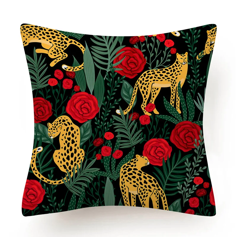 

Диванные подушки Tropical Jungle Tiger Leopard