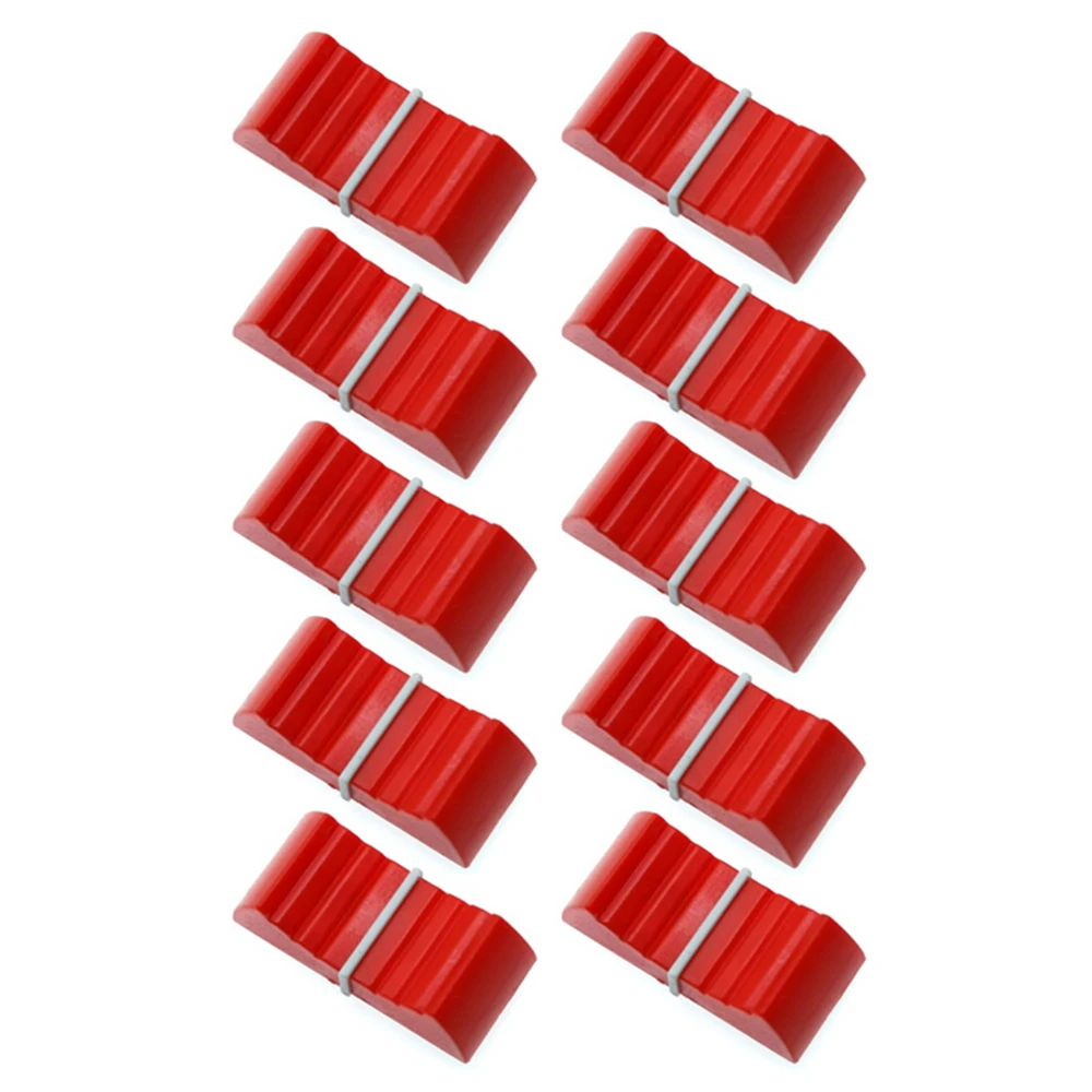

10pcs/set 4MM Mixer Fader Knob Caps Replacement Push Button Cover Repair Parts for mixer fader with 4mm inner diameter