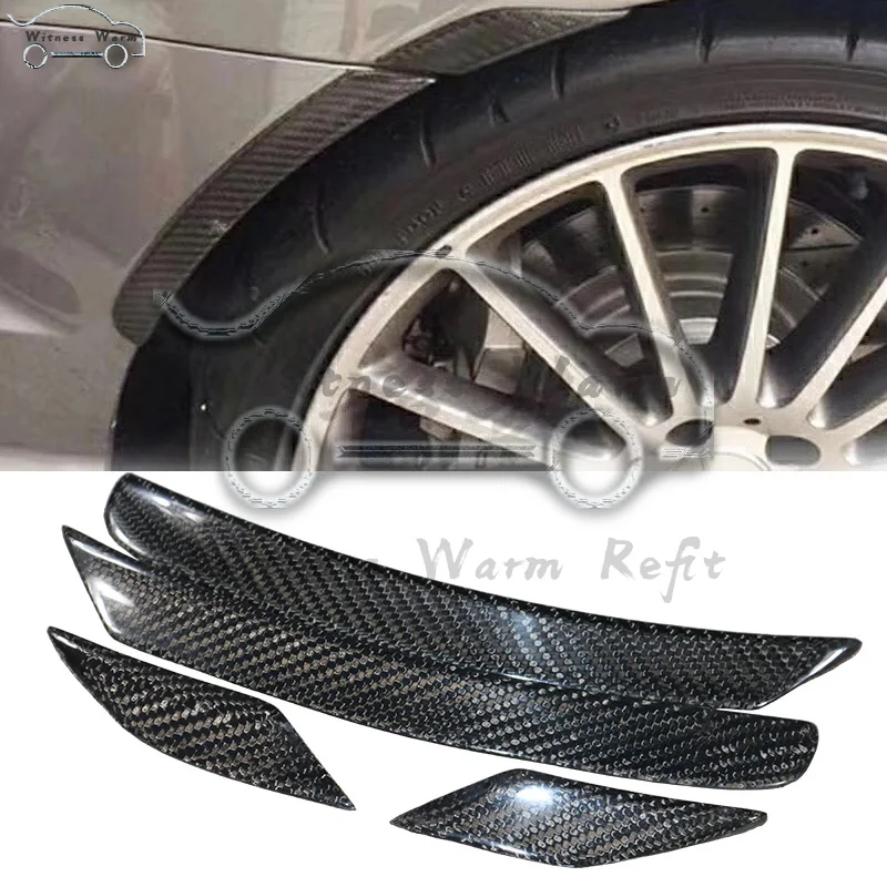Реальное углеродное волокно заднего расширения бампера для Mercedes Benz W204 C63 AMG