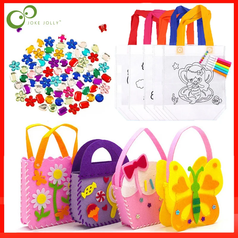 1 Набор антистресс Пазлы обучающая игрушка дети Сделай Сам граффити Сумки