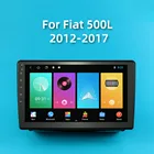 Автомагнитола 2 Din на Android с экраном 10,1 дюйма для Fiat 500L 2012-2017, автомобильная стереосистема с Gps-навигацией, мультимедийный плеер, головное устройство, Авторадио
