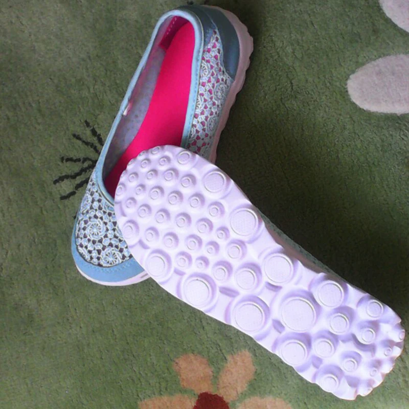 Женские сетчатые туфли VTOTA на плоской подошве удобные без застежки для весны и