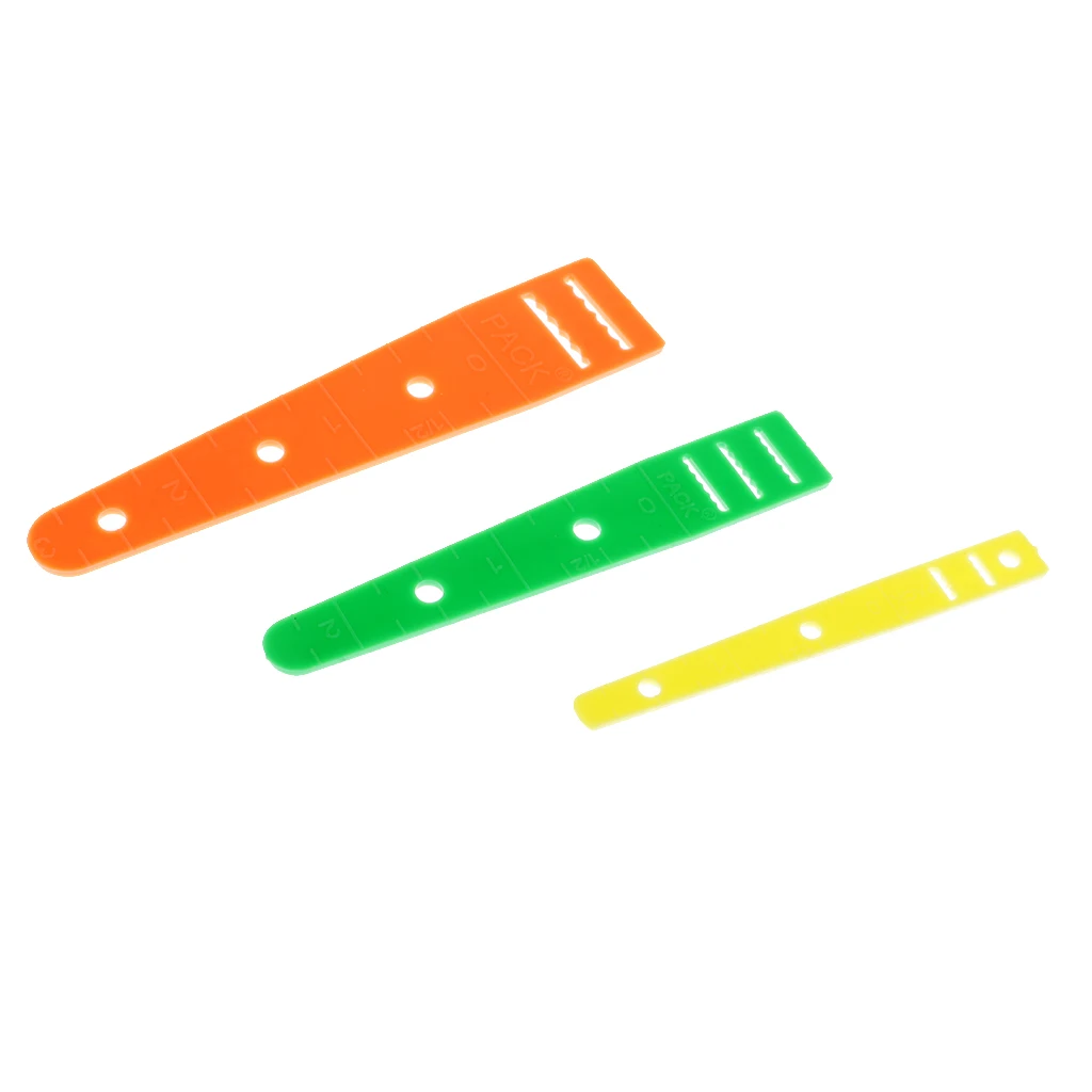 3pcs 6/11/16mm Colorful Plastic Elastic Threaders DIY Wear Band Tool | Дом и сад