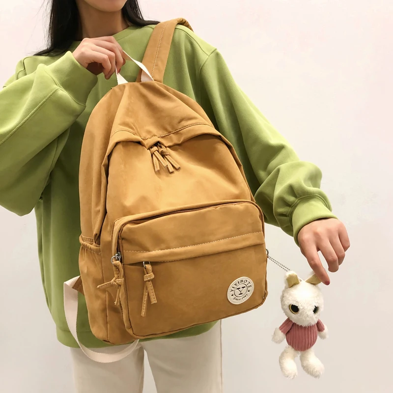 Женский нейлоновый рюкзак модный дизайнерский на плечо школьный Escola рюкзаки для