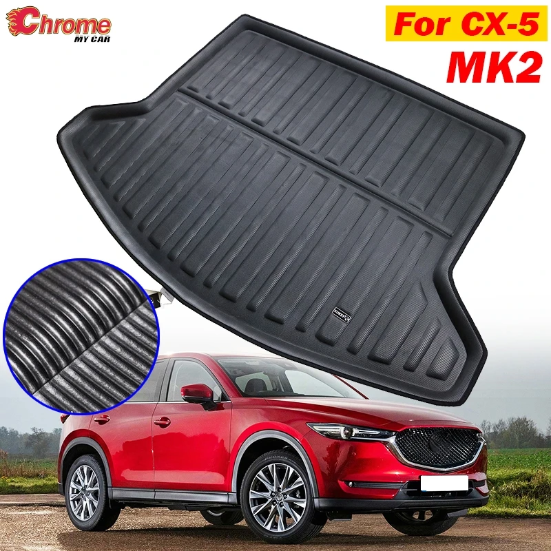 Для Mazda CX 5 CX5 KF 2017 2018 2019 2020 2021 коврик для багажника задний багажник поднос пола
